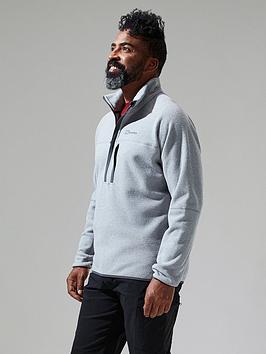 Berghaus Stainton 2.0 Half Zip Fleece - Light Grey, Light Grey, Size S, Men