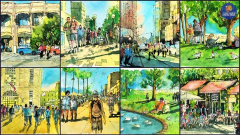 Urban Sketching Essentials: Create Your Own Coloring Books