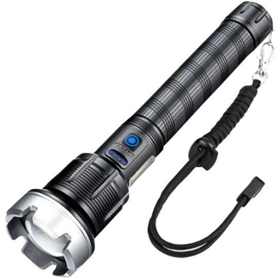 Benobby Kids - XHP90 led Flashlight ,usb Rechargeable Adjustable Focus Flashlight Lamp, , Suitable for Camping, Family Emergencies, Outdoor Sports