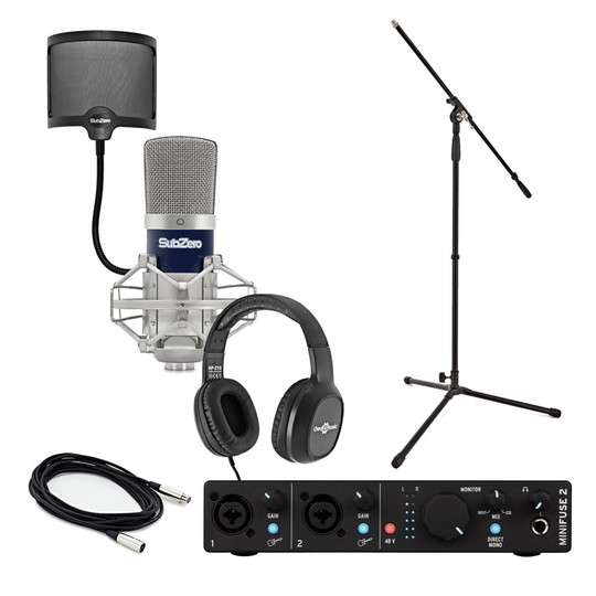 Arturia MiniFuse 2 Vocal Bundle (Black)