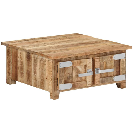 Coffee Table 67x67x30 cm Solid Mango Wood Vidaxl Brown
