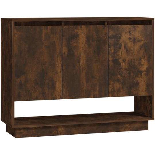 Sideboard Smoked Oak 97x31x75 cm Engineered Wood Vidaxl Brown