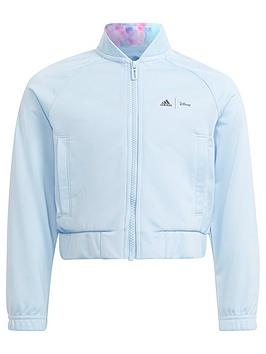 adidas Kids Daisy Duck Track Top - Light Blue, Light Blue, Size 18-24 Months