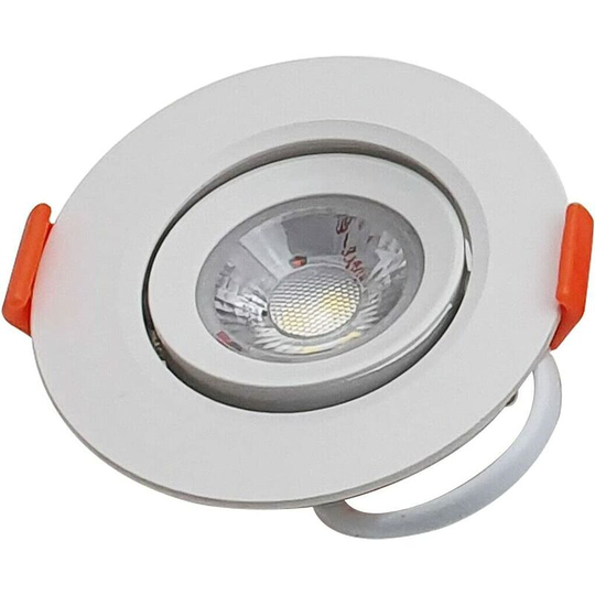 Aougo - led Ceiling Light, Spot 3W Cool White 6000K 550LM 230V, IP20 Adjustable Downlights for Home Office Showroom Cafe (3W)