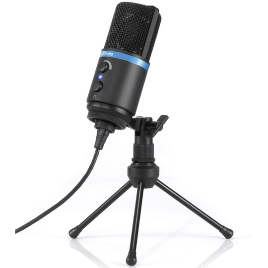 IK Multimedia iRig Mic Studio Large Diaphragm Digital Mic Black - Nearly New