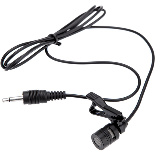 Lavalier Clip Metal Mono Microphone 3.5mm with Collar Clip for Lound Speaker Computer pc Laptop