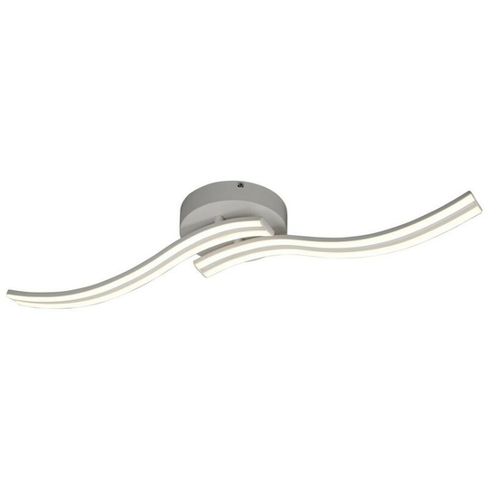 2 Light Semi Flush Ceiling, Wall, 2 x 12W led, 4000K, 1556lm, White - Luminosa Lighting