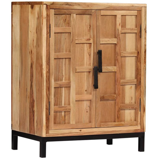 Ankney Solid Acacia Wood Highboard by Bloomsbury Market - Brown