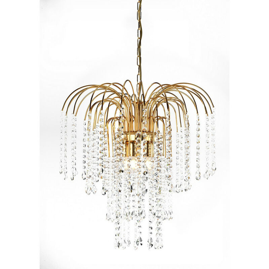 Onli Pioggia 5 Light Pendant Ceiling Light, Gold