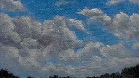 How To Paint Clouds Using Oil Paints And Synthetic Brushes