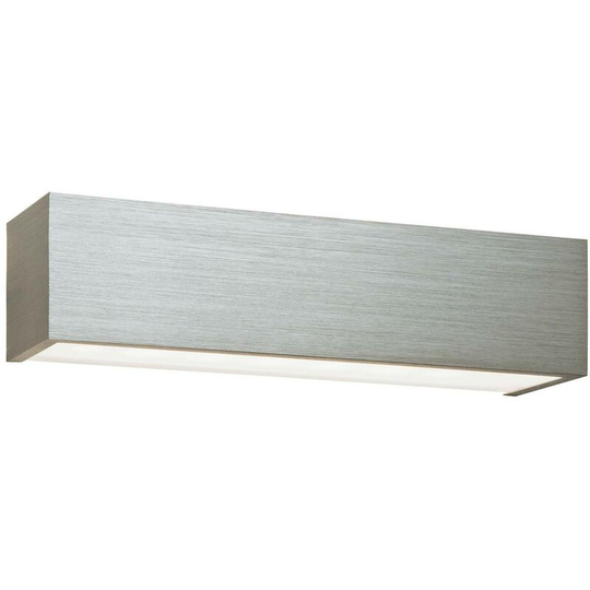 Endon Shale - 1 Light Indoor Wall Light Brushed Silver