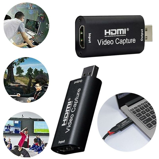Deckon - hdmi to usb 2.0 Video Capture Card 1080P hd Game/Live Video s aming Potable Usb