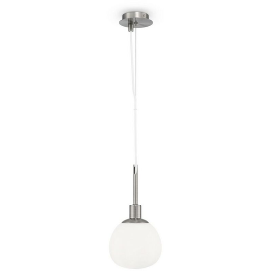 Maytoni Lighting - Erich Globe Ceiling Pendant Lamp Nickel, 1 Light, E14