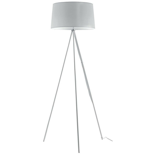 Fan Europe marilyn Tripod Floor Lamp White, Cotton Lampshade 48x155cm