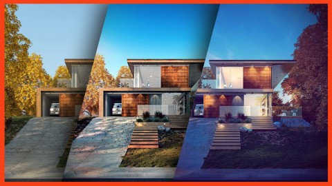 Photoshop for Arch Viz: Project Based Post-Processing Course