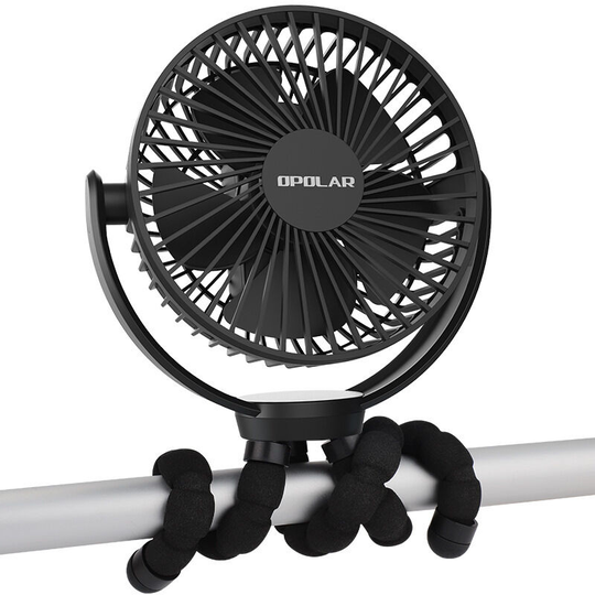 5000mAh Stroller Fan, Ultra Quiet usb Clamp Fan, Portable Fan with Flexible Tripod, Rotating Fan Used...