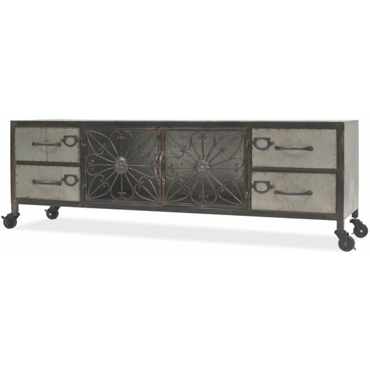 Lifcausal TV Cabinet 120x30x40 cm Silver