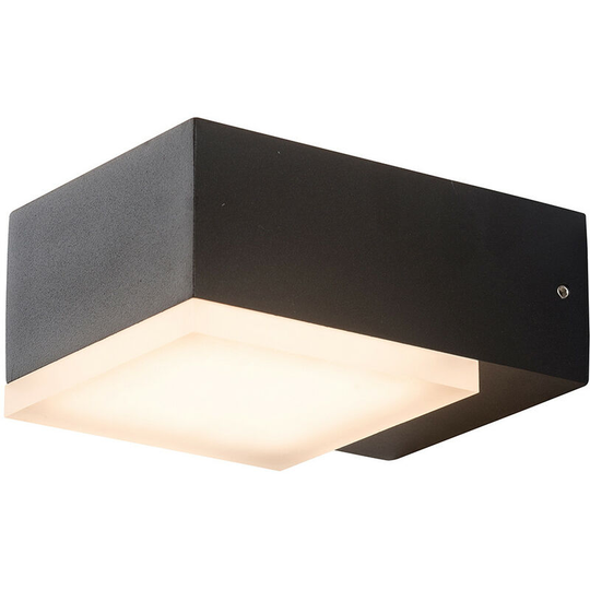 Sienna Lighting - Sienna Outdoor Down Wall Light Matt Zwart IP54