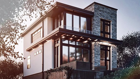 Create & Design a Modern Exterior in Blender 2.9 - ArchViz