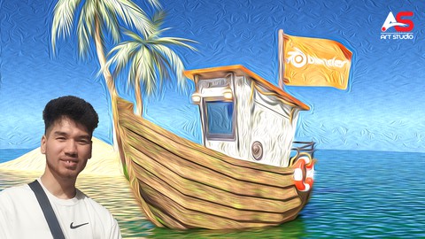 Let's Create a Boat in Blender Complete Course For Beginners