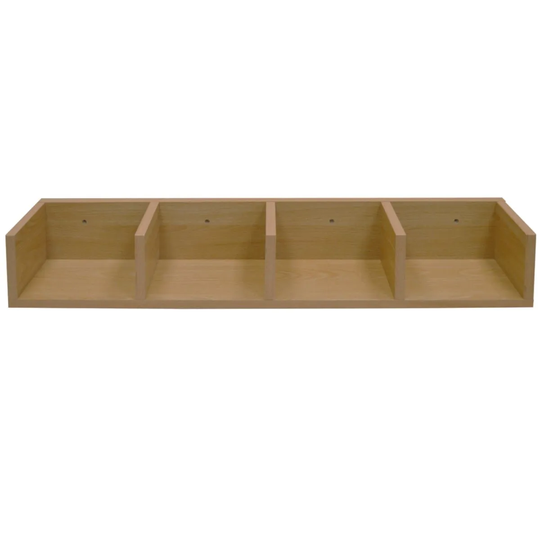 Techstyle Virgo 84 Cd / 56 Dvd / Blu-ray / Video Media Wall Storage Shelf Beech