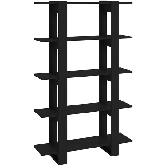 Book Cabinet/Room Divider Black 100x30x160 cm Vidaxl Black