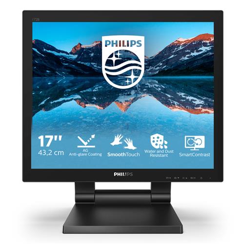 Philips 172B9TL/00 touch screen monitor 43.2 cm (17") 1280 x 1024 pixels Multi-touch Black