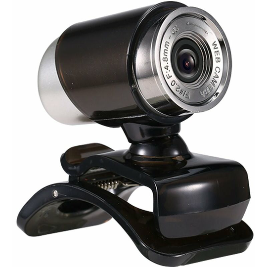 Bearsu - Indoor/Outdoor Surveillance Camera Webcam 480P Live Streaming Webcam 360 Degree Rotating usb Web Camera for pc Laptop Clip-on Webcam for