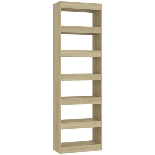 Book Cabinet/Room Divider Sonoma Oak 60x30x198 cm vidaXL - Brown