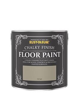 Rust-Oleum Chalky Finish Floor Paint &Ndash; Half Light 2.5-Litre Tin