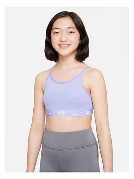 Nike Older Girls Trophy Sports Bra - Light Purple, Light Purple, Size Xs=7-8 Years, Women