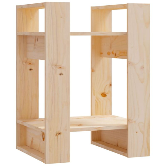 Book Cabinet/Room Divider 41x35x57 cm Solid Wood Pine Vidaxl Brown