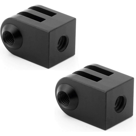 Naxunnn - Set of 2 aluminum tripod adapters for Gopro Hero 4 5 6 7 8 9 10 11 Black Silver Session, Akaso/Campark/Yi and other cameras