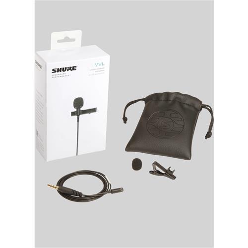 Shure MVL/A microphone Smartphone microphone Black