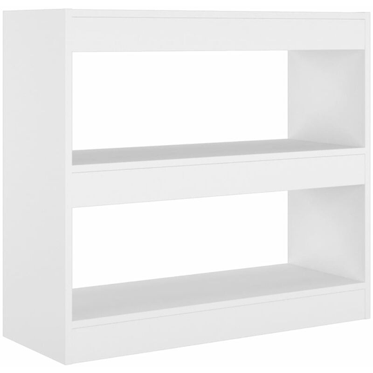 Book Cabinet/Room Divider White 80x30x72 cm Vidaxl White