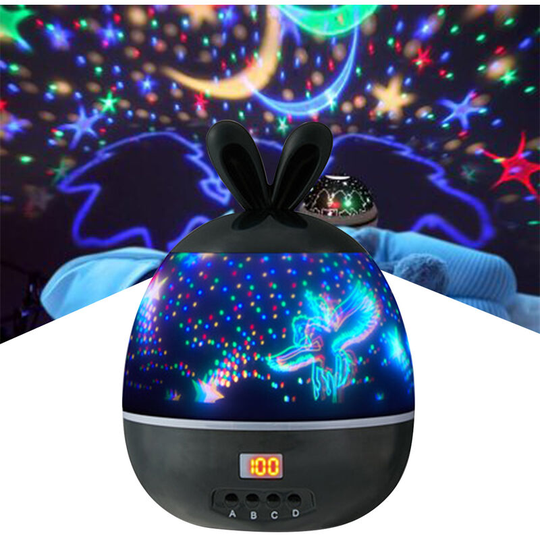 Devenirriche - Star Projector Night Light for Kids, Baby Projection Lamp for Bedroom, Rotating Starry Sky Projector, Birthday Christmas Gifts for