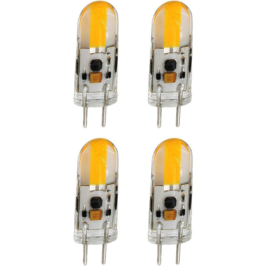 Aougo - GY6.35 led Light Bulb, led Light Bulbs, 3W led 3000K Warm White led Light Bulbs Replacement 12V led cob Bulb 3W Bulb Replace Halogen Lighting