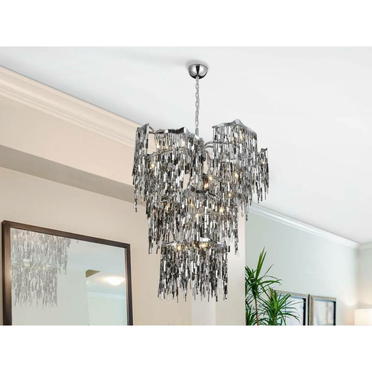 Schuller Lighting - Schuller Katia - 14 Light Ceiling Pendant Chrome, G9