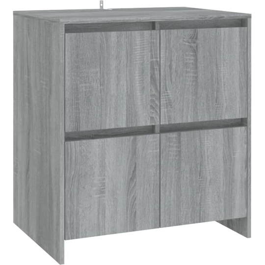 Sideboard Grey Sonoma 70x41x75 cm Engineered Wood Vidaxl Grey