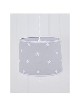 Great Little Trading Co. Stardust Kids Easy Fit Ceiling Light Shade - Grey