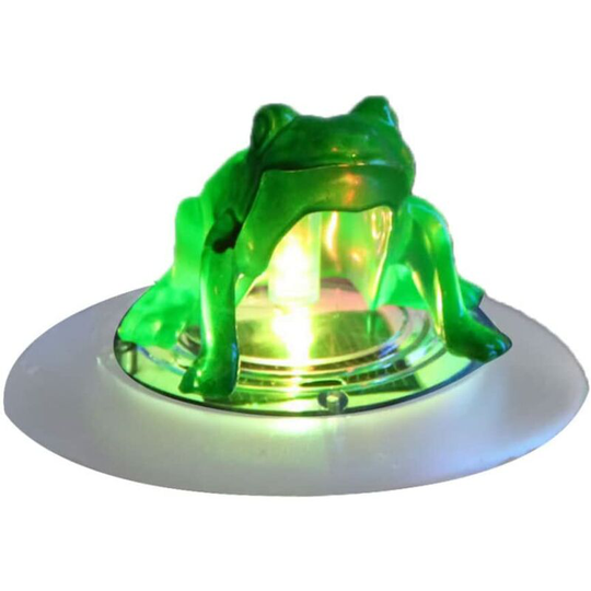 Aougo - Pool Floating Lamp Waterproof Swimming Pool Pish Pond lamp flotine frog solar luctures for palon Pond Garden Decoration Style2 Solar Floating