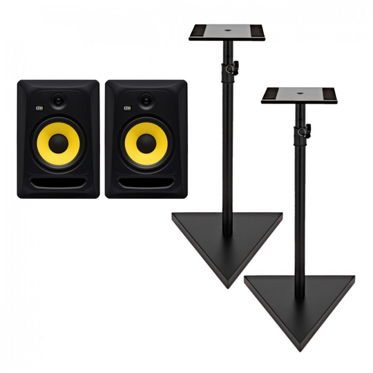 KRK RP7 Classic 7" Studio Monitors with Stands