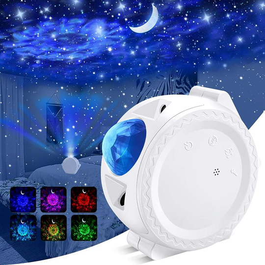 Einemgeld - Star Sky Projector, Led Star Galaxy Adult Projector Lamp, Ocean Starry Lamp Night Light Child Light, Adjustable Brightness with Timer