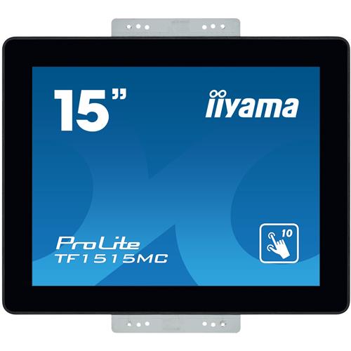 iiyama ProLite TF1515MC-B2 touch screen monitor 38.1 cm (15") 1024 x 768 pixels Multi-touch Black