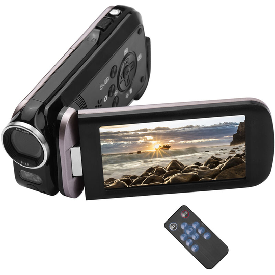 2.7K Ultra hd Mini Digital Video Camera dv Camcorder 48MP 3 Inch Rotatable lcd Touchscreen 18X Zoom Built-in led Fill-in Light with Rechargeable