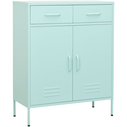 Storage Cabinet Mint 80x35x101.5 cm Steel Vidaxl Blue