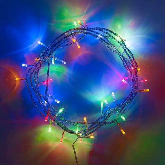 Shatchi - Marketplace Categories/Home/Home Décor/Christmas/Christmas String Lights 200381-LED-BATTERY-LIGHTS-MULTI-80 - Multicolour