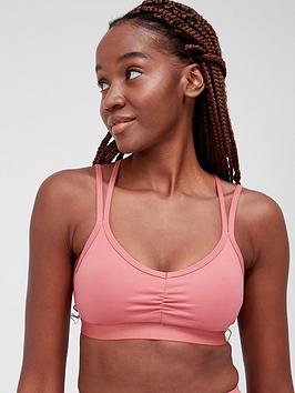 adidas Yoga Essentials Bra Light Support - Light Red, Light Red, Size Xs, Women