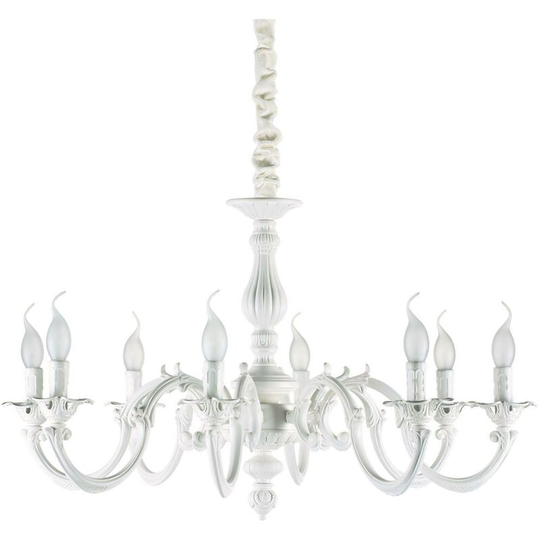 Ideal Lux Lighting - Ideal Lux Justine - 8 Light Pendant Light White