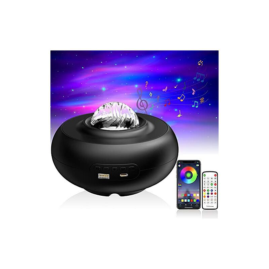 Starry Night Light Projector - Northern Lights Galaxy Projector with app and Remote Control, Nebula Galaxy led Projector with Color Cloud and Music
